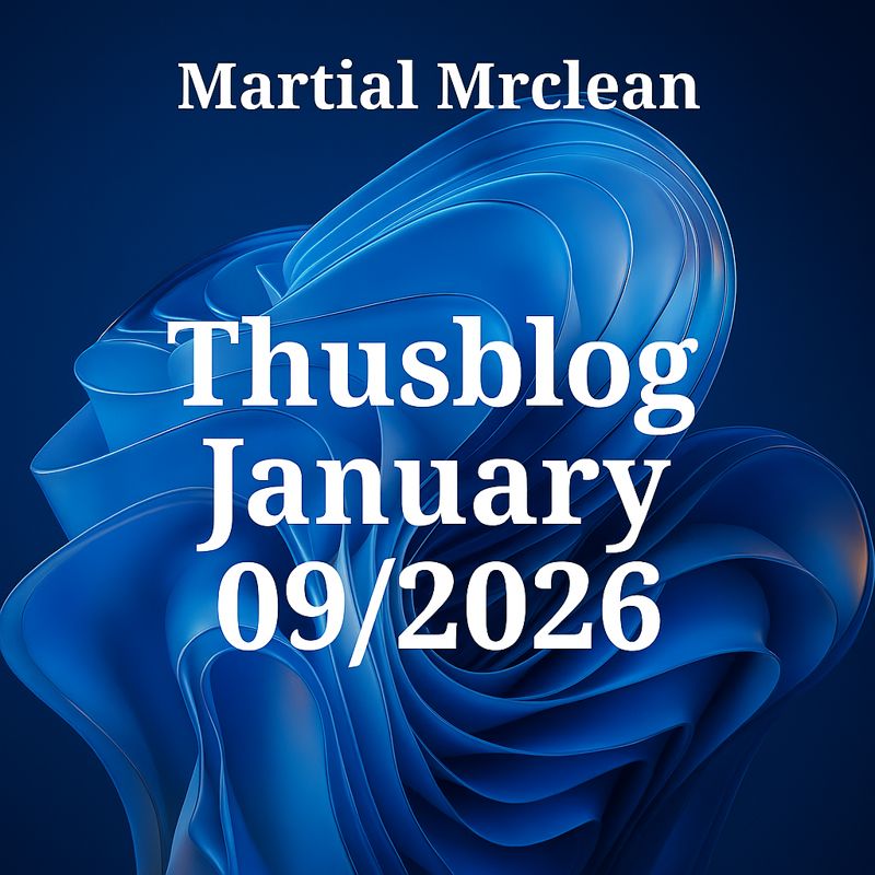 Thusblog - January 09/2026